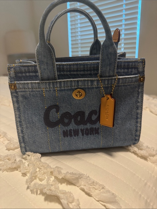 Coach Handbags - Coach Denim Mini Cargo Tote 20. Never Used